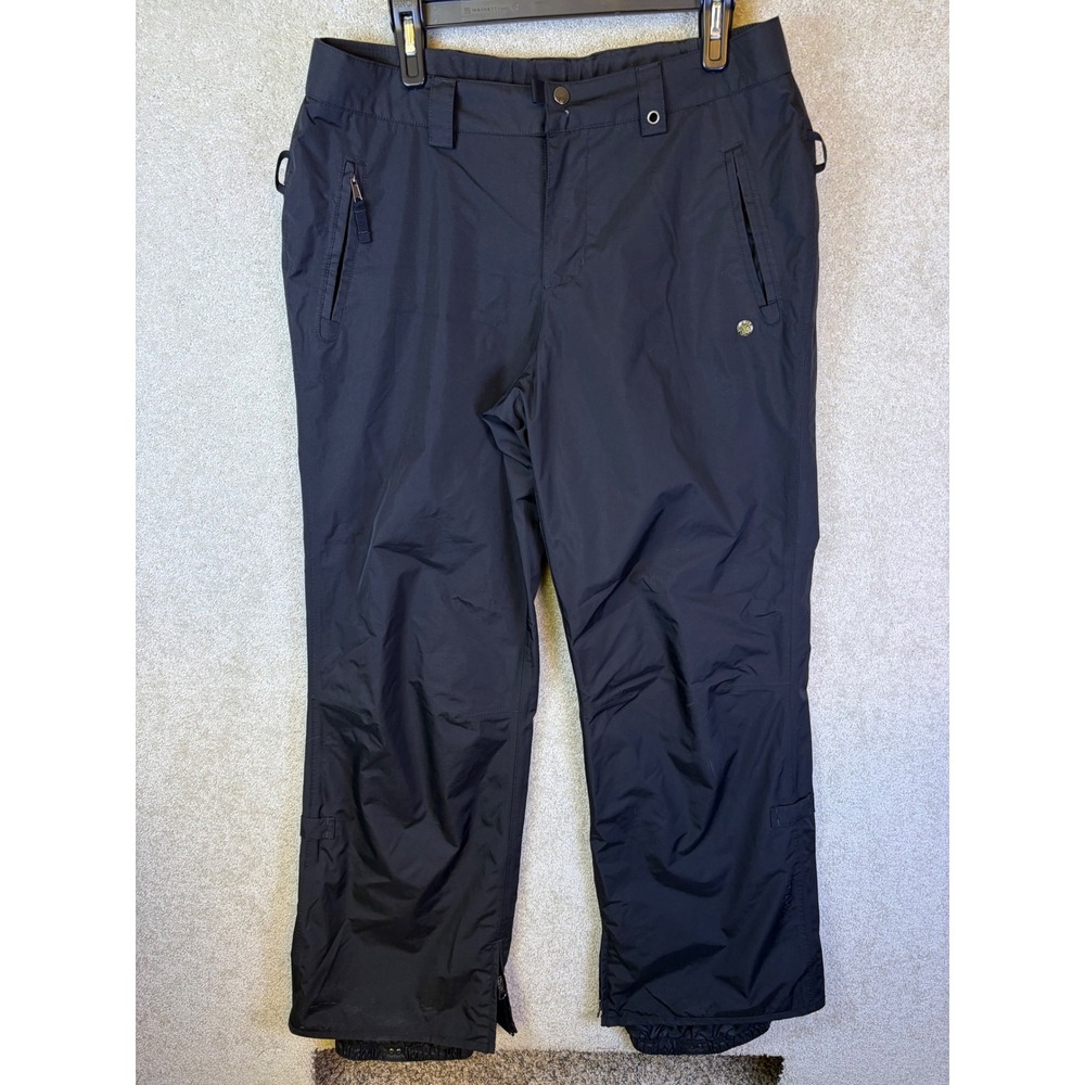 Burton Concert Pant Mens Large Black Snowboard Ski Cargo Pants Insulated READ